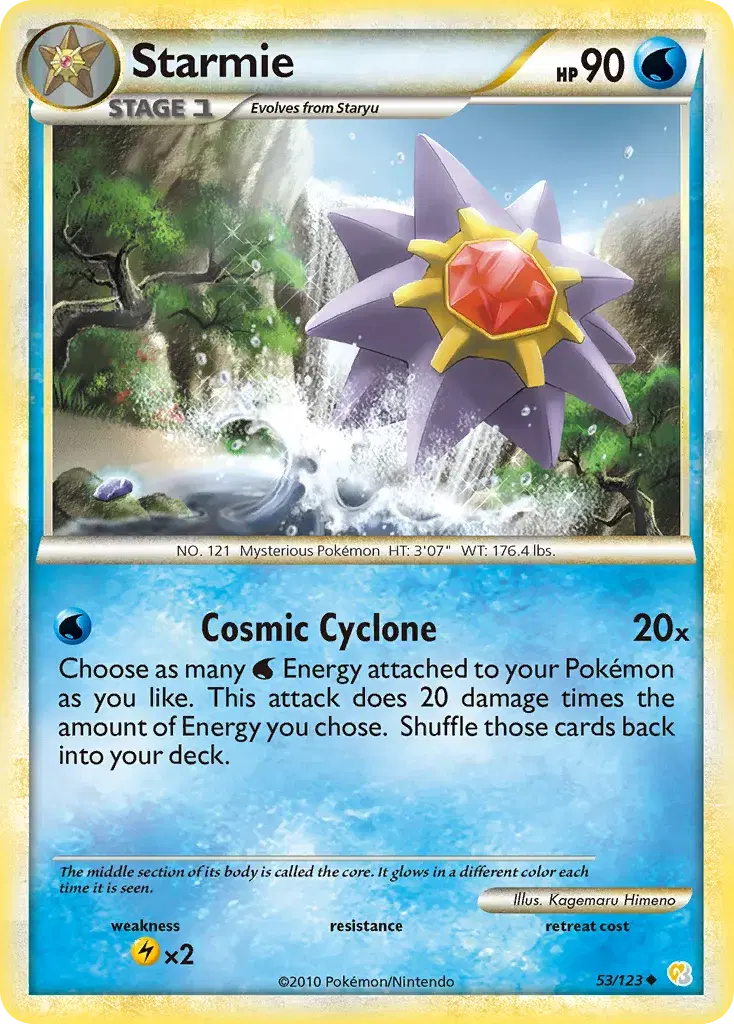 Starmie HeartGold & SoulSilver 53