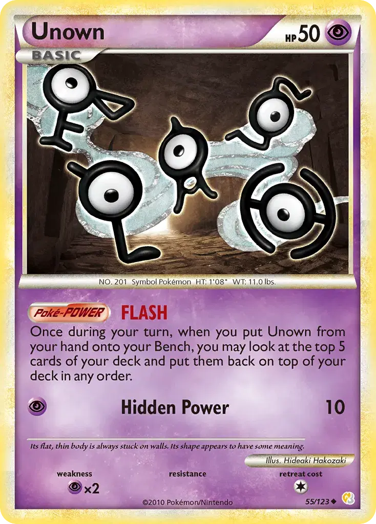 Unown HeartGold & SoulSilver 55