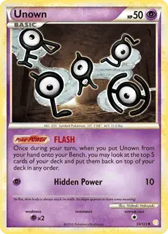 Unown HeartGold & SoulSilver