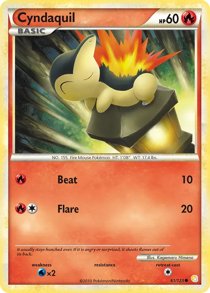 Cyndaquil HeartGold & SoulSilver 61