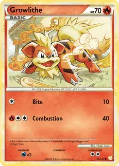 Growlithe HeartGold & SoulSilver