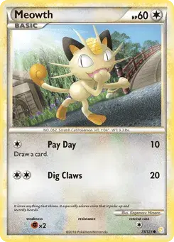 Meowth HeartGold & SoulSilver