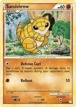 Sandshrew HeartGold & SoulSilver