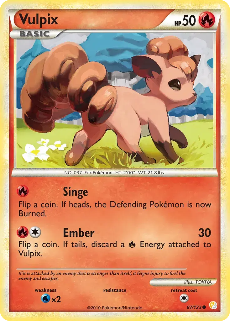 Vulpix HeartGold & SoulSilver 87