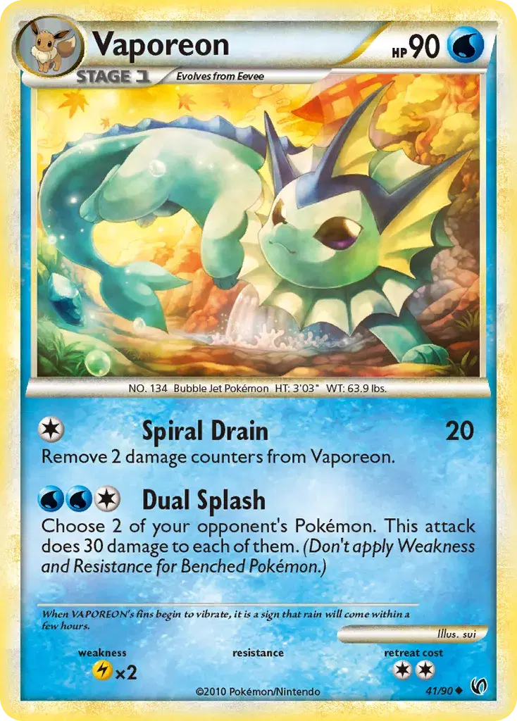 Vaporeon HS—Undaunted 41