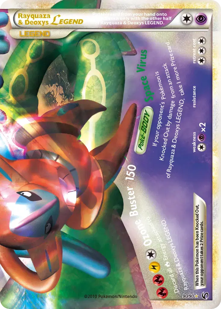 Rayquaza & Deoxys LEGEND HS—Undaunted 90