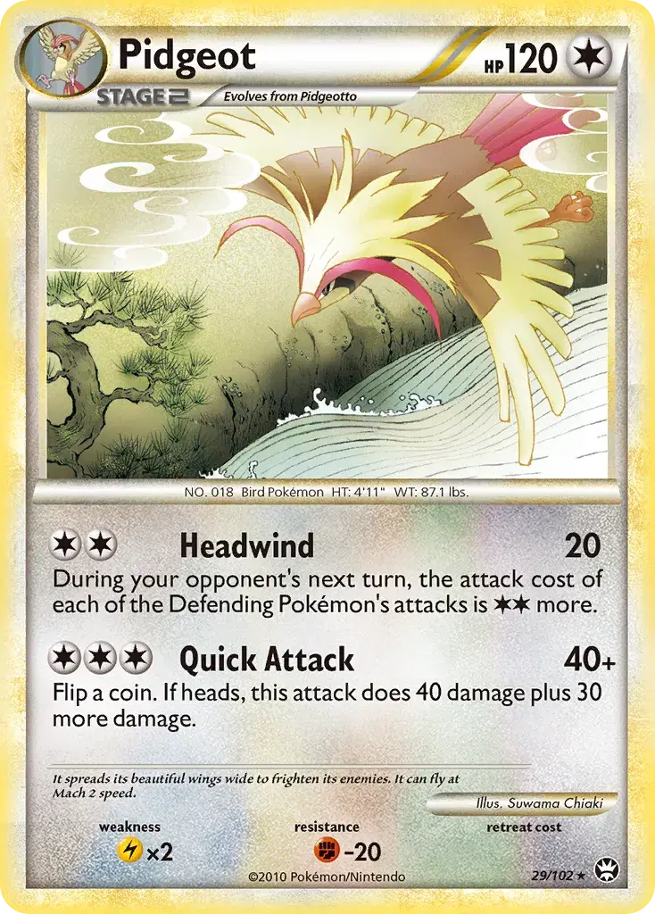 Pidgeot HS—Triumphant 29