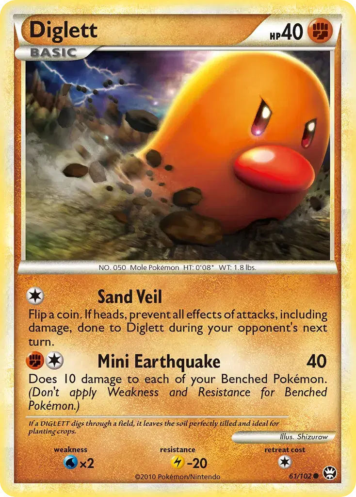 Diglett HS—Triumphant 61