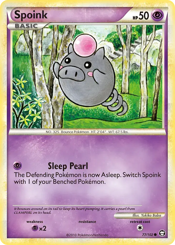 Spoink HS—Triumphant 77