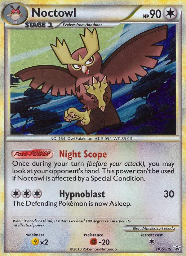 Noctowl HGSS Black Star Promos HGSS06