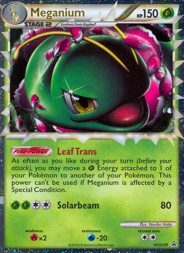 Meganium HGSS Black Star Promos HGSS08