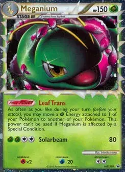 Meganium HGSS Black Star Promos