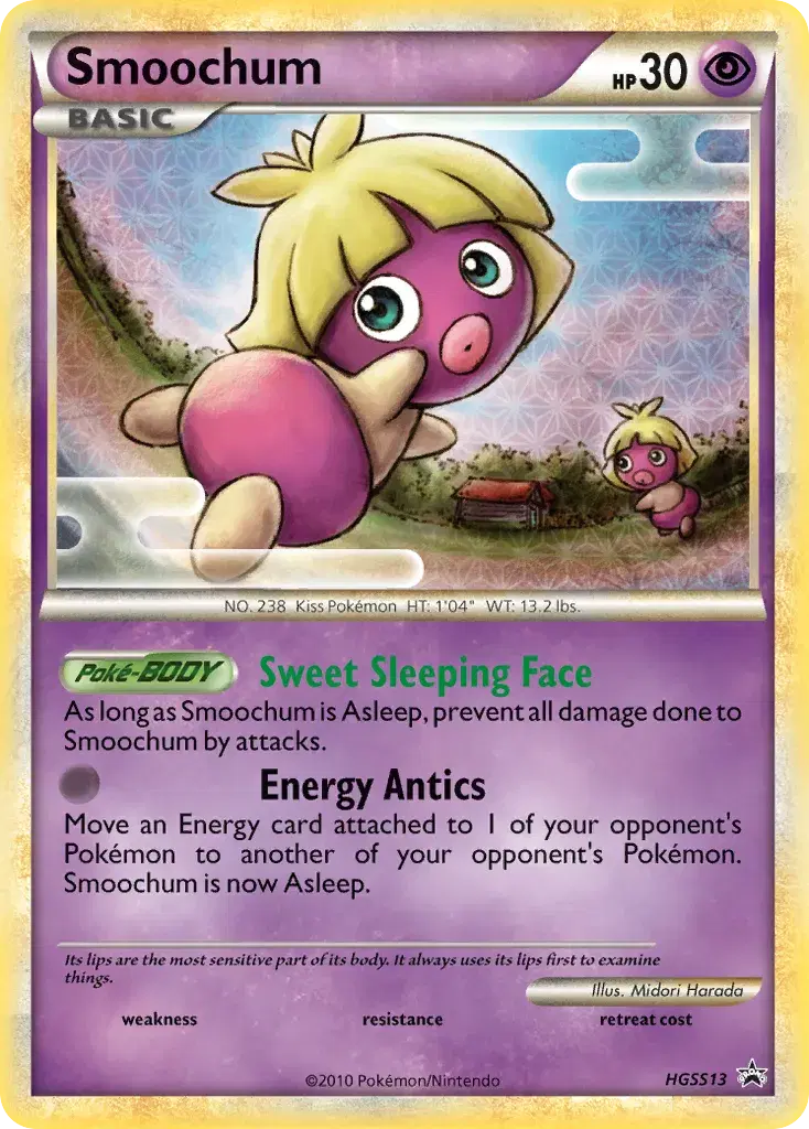 Smoochum HGSS Black Star Promos HGSS13