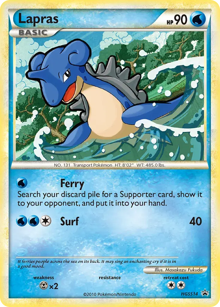 Lapras HGSS Black Star Promos HGSS14