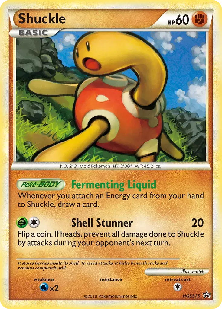 Shuckle HGSS Black Star Promos HGSS15