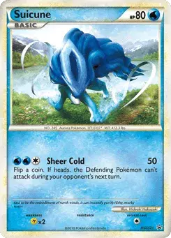 Suicune HGSS Black Star Promos