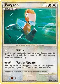 Porygon HGSS Black Star Promos