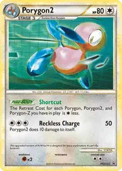 Porygon2 HGSS Black Star Promos