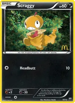 Scraggy McDonald's Collection 2012