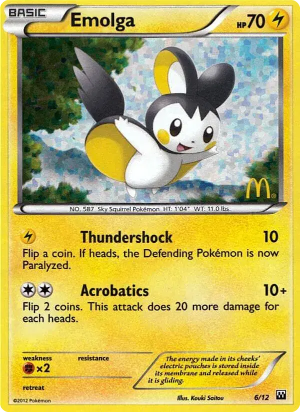 Emolga McDonald's Collection 2012 6