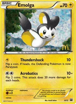 Emolga McDonald's Collection 2012