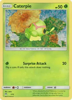 Caterpie McDonald's Collection 2019