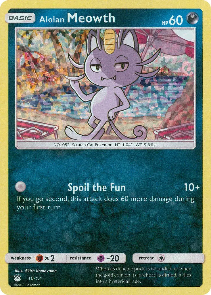 Alolan Meowth McDonald's Collection 2019 10