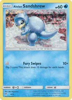Alolan Sandshrew McDonald's Collection 2019