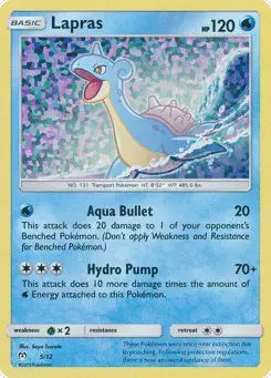 Lapras McDonald's Collection 2019