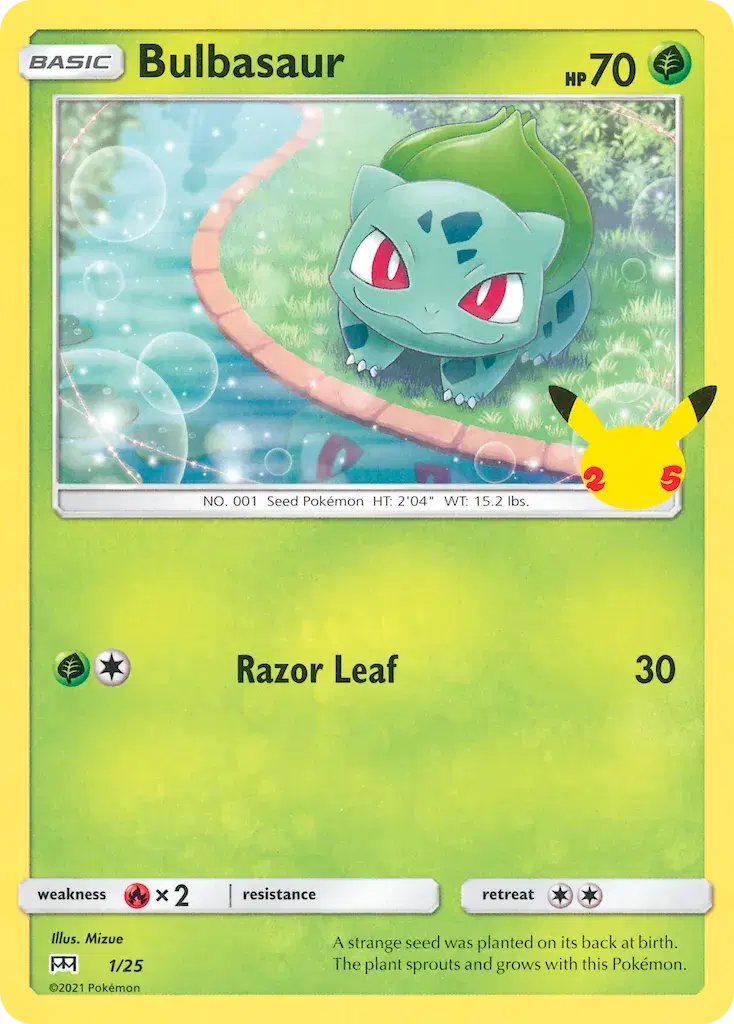 Bulbasaur McDonald's Collection 2021 1