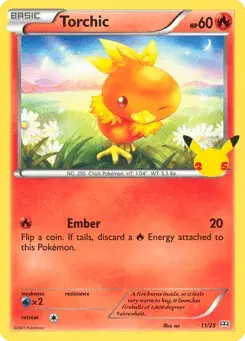 Torchic McDonald's Collection 2021