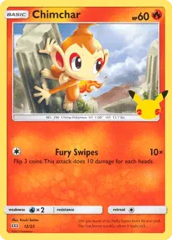 Chimchar McDonald's Collection 2021