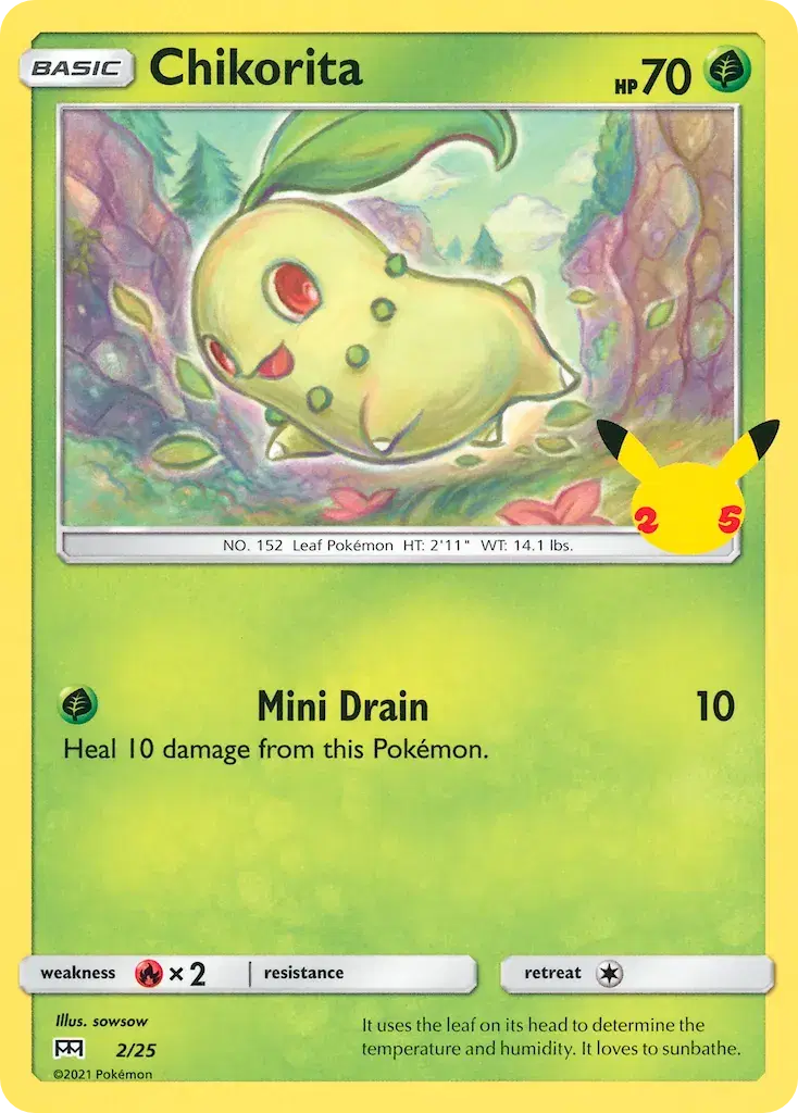 Chikorita McDonald's Collection 2021 2