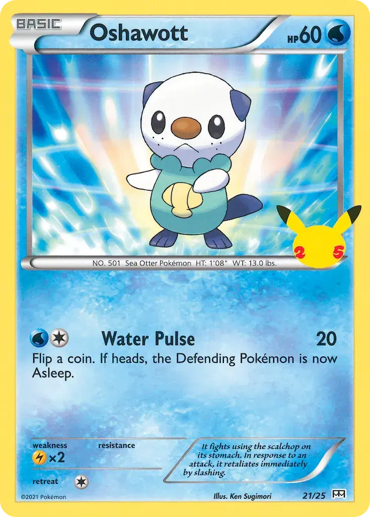 Oshawott McDonald's Collection 2021 21