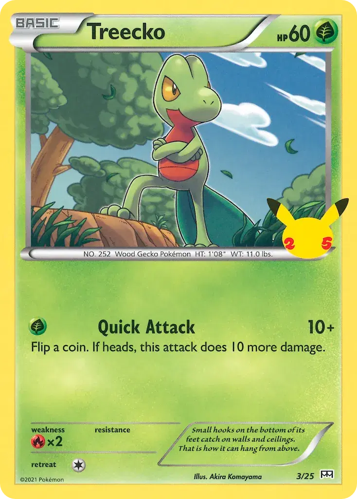 Treecko McDonald's Collection 2021 3