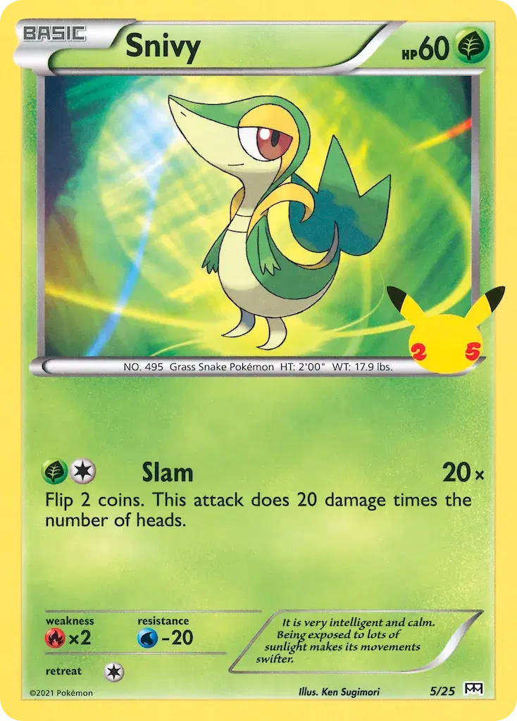 Snivy McDonald's Collection 2021 5