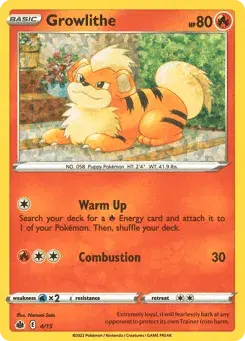 Growlithe McDonald's Collection 2022