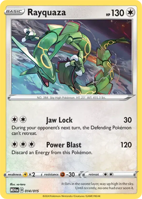 Rayquaza McDonald's Collection 2024 14