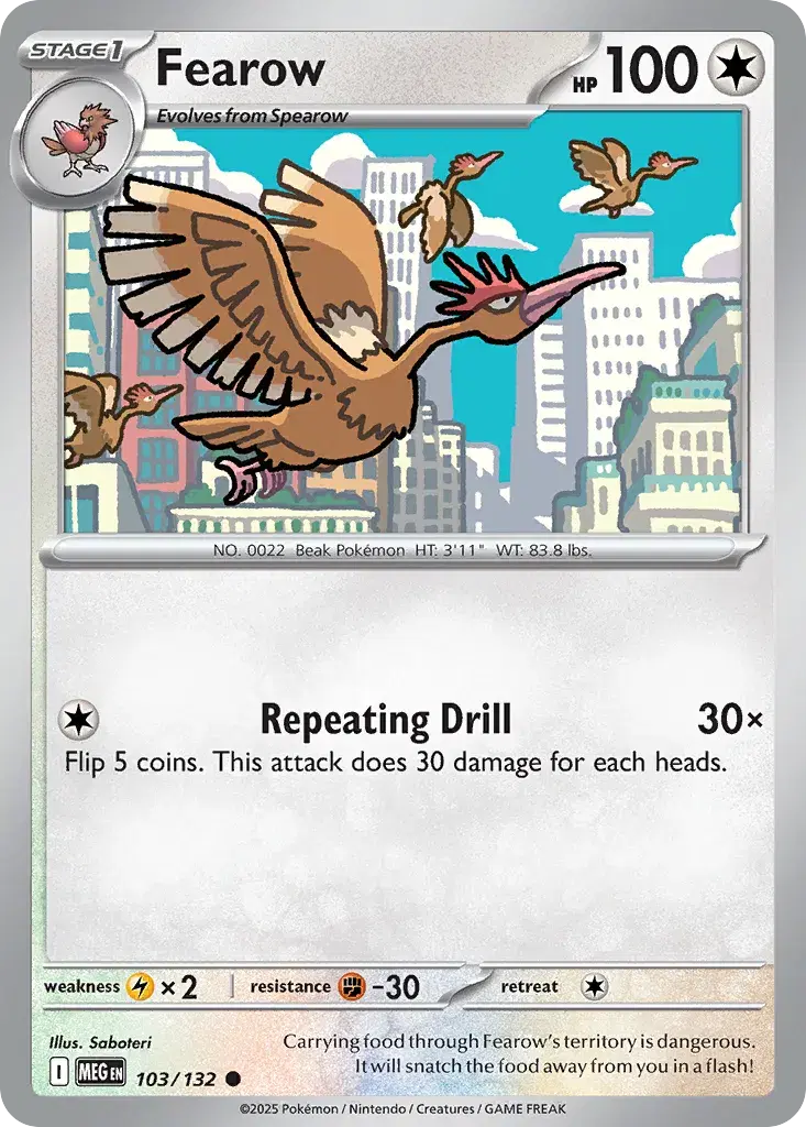 Fearow Mega Evolution 103
