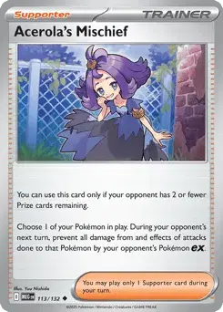 Acerola's Mischief Mega Evolution