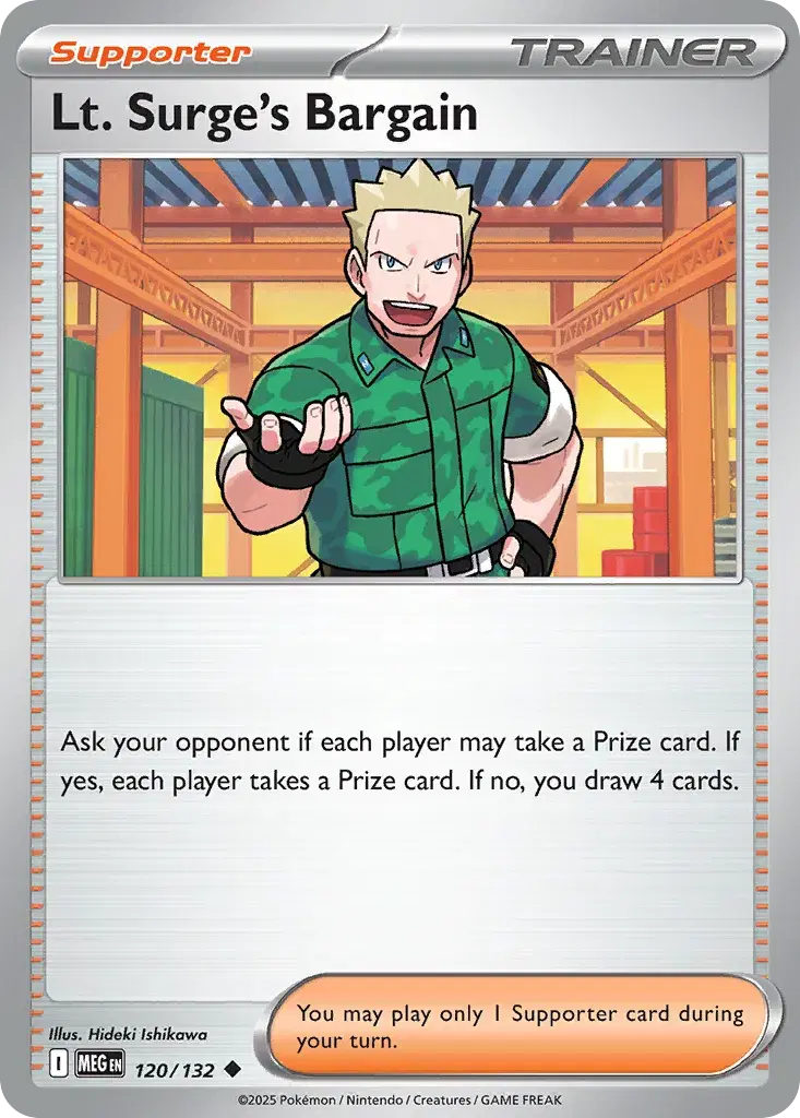 Lt. Surge's Bargain Mega Evolution 120