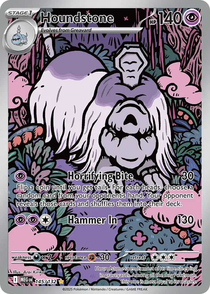 Houndstone Mega Evolution 145