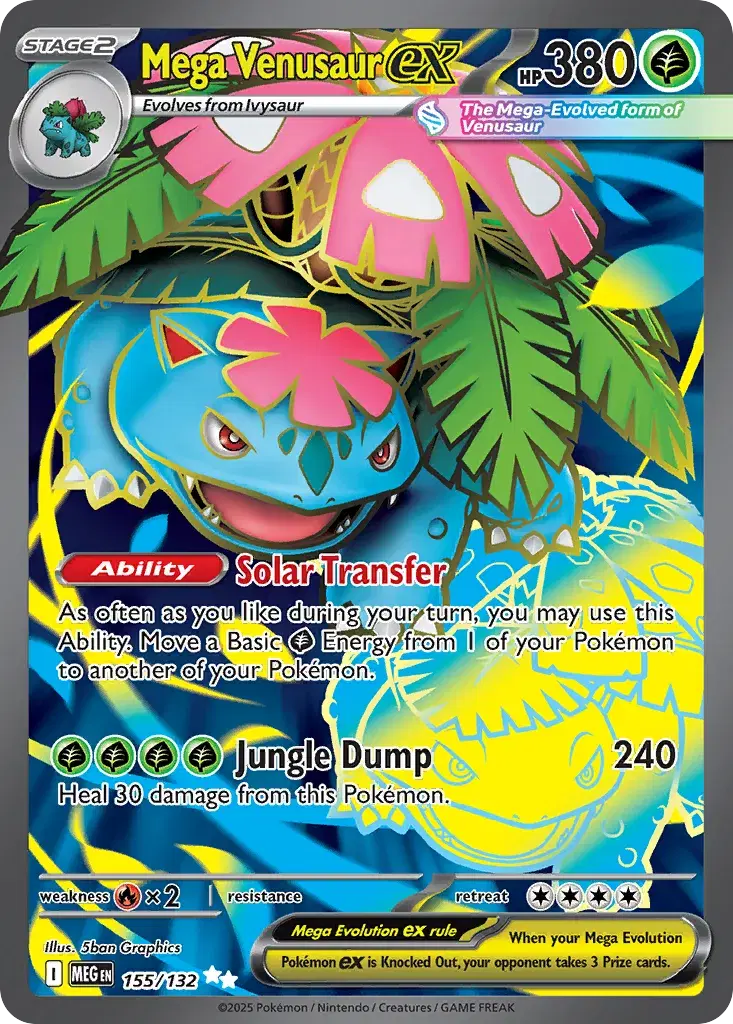 Mega Venusaur ex Mega Evolution 155