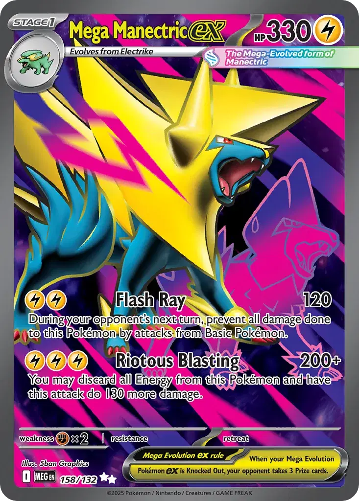Mega Manectric ex Mega Evolution 158