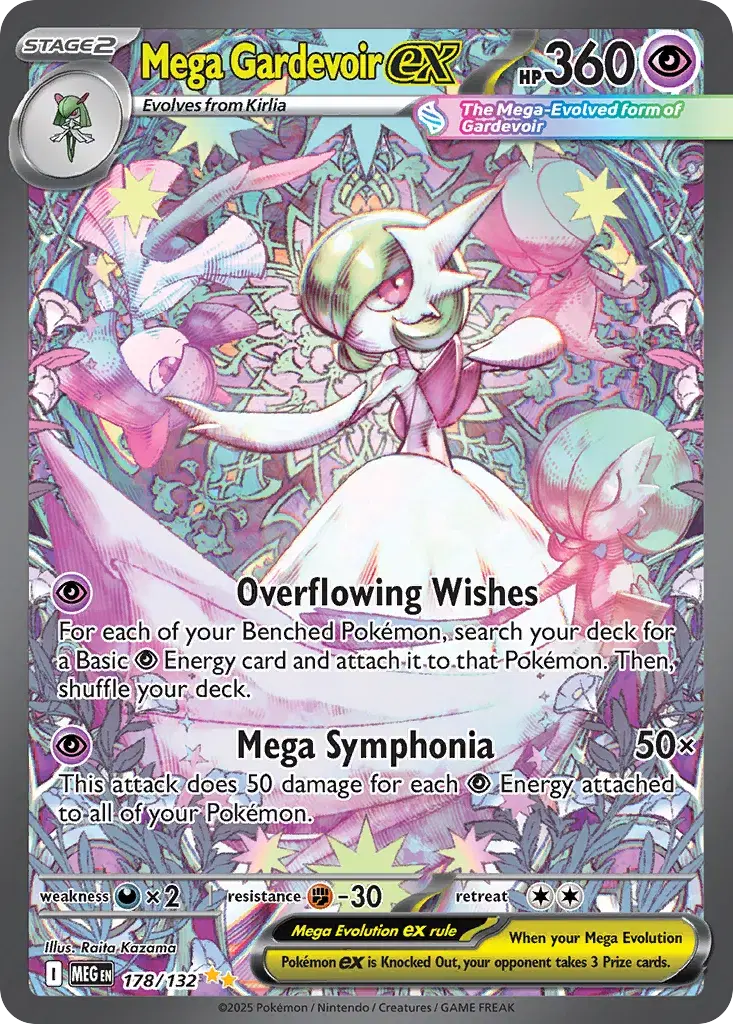 Mega Gardevoir ex Mega Evolution 178