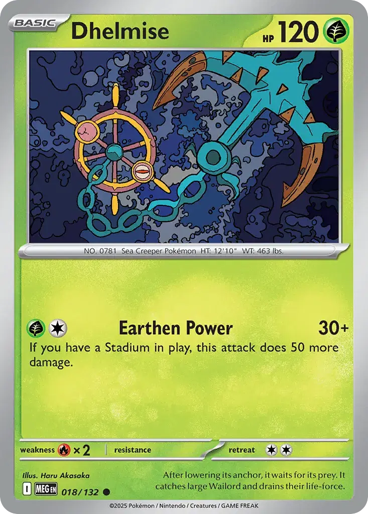 Dhelmise Mega Evolution 18