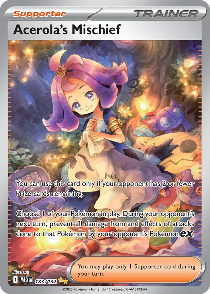 Acerola's Mischief Mega Evolution 183