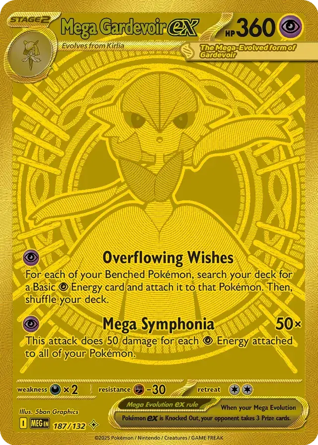 Mega Gardevoir ex Mega Evolution 187