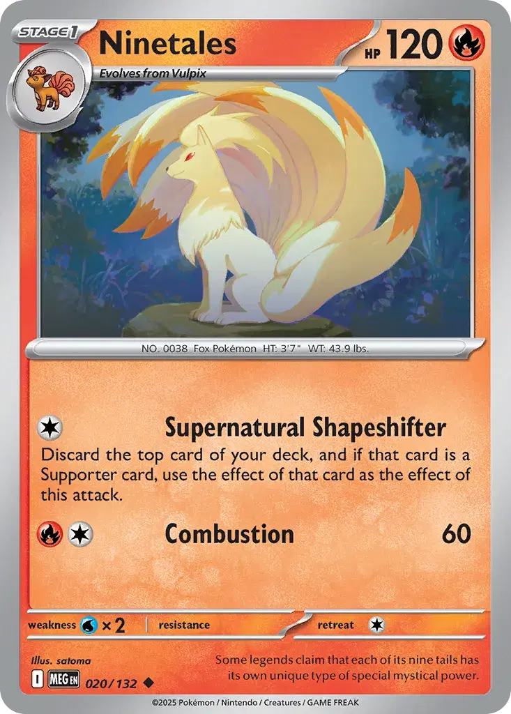 Ninetales Mega Evolution 20