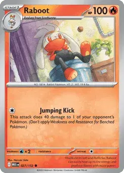 Raboot Mega Evolution
